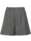 Loulou Studio Seto Viscose Blend Shorts In Grey