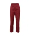 Loulou Studio Burgundy Sbiru Trousers In Red