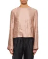 Loulou Studio Nino Round Neck Blouse Clothing