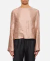 Loulou Studio Nino Round Neck Blouse Clothing In Pink