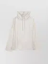 Loulou Studio Silk Blouse With Drawstring And Long Sleeves In White