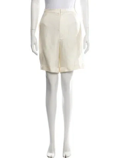 Pre-owned Loulou Studio Silk Knee-length Shorts In Neutrals