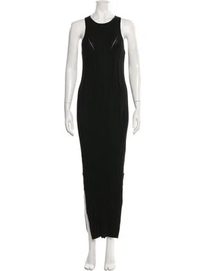 Pre-owned Loulou Studio Silk Long Dress In Black