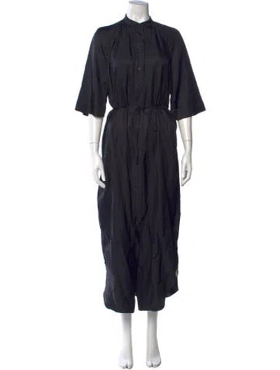 Pre-owned Loulou Studio Silk Long Dress In Black