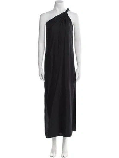 Pre-owned Loulou Studio Silk Long Dress W/ Tags In Black