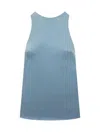 Loulou Studio Twist-detail Racerback Silk Top