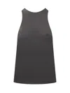 Loulou Studio Silk T-shirt In Gray