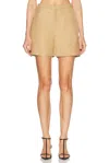 Loulou Studio Simai Short In Dune