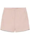Loulou Studio Simai Shorts In Pink