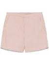 Loulou Studio Simai Shorts In Pink