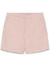 Loulou Studio Simai Shorts In Pink