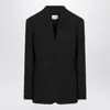 Loulou Studio Single-button Round-neck Pullover Jacket