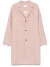Loulou Studio Single-breasted Coat In Pink