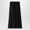 Loulou Studio Silk-blend Maxi Skirt In Black