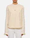 Loulou Studio Sleeveless Boxy Blouse In White
