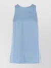 Loulou Studio Sleeveless Draped Twist Back Top