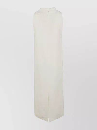Loulou Studio Sleeveless Midi Dress Rivida In White