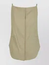 Loulou Studio Sleeveless Top With Seams And Side Slits In Gray