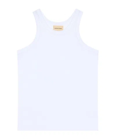 Loulou Studio Sleeveless Vest In White