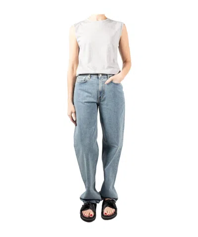 Loulou Studio Sleeveless Pima-cotton Top In Gray