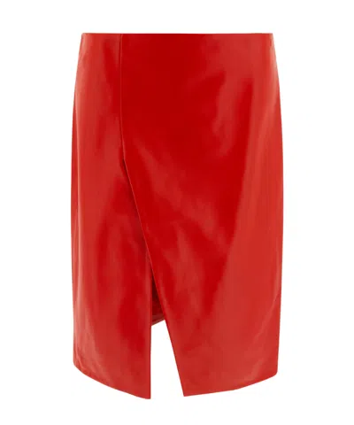 LOULOU STUDIO EKARE LEATHER SKIRT