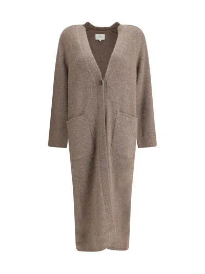 Loulou Studio Smet Long Cardigan In Brown