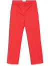 Loulou Studio Sofe Trousers In Red