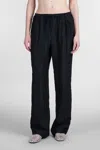 LOULOU STUDIO SOLER PANTS IN BLACK SILK
