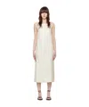 Loulou Studio Sulum Silk Midi Dress In White