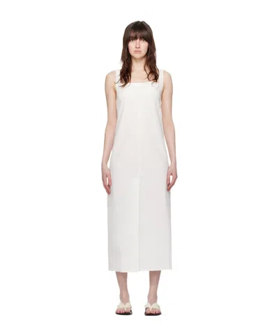 Loulou Studio Square-necked Dress In White