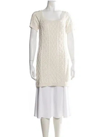 Pre-owned Loulou Studio Square Neckline Sweater W/ Tags In Neutral