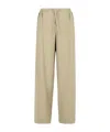 Loulou Studio Straight-leg Casual Pants In Brown
