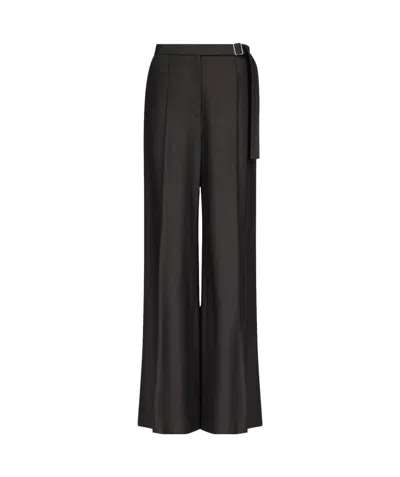 Loulou Studio Straight-leg Casual Pants In Black