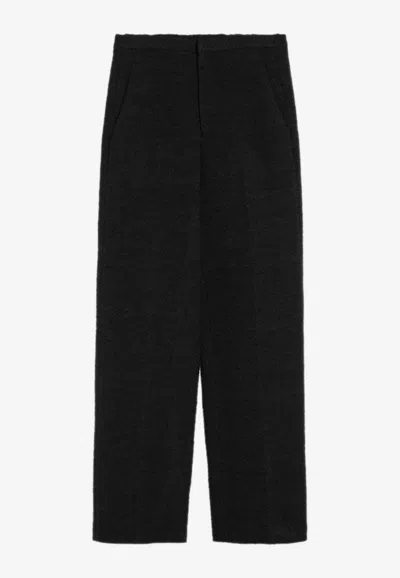 Loulou Studio Straight-leg Tailored Pants In Black