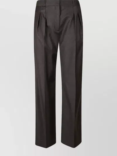 Loulou Studio Straight-leg Suit Trousers In Black