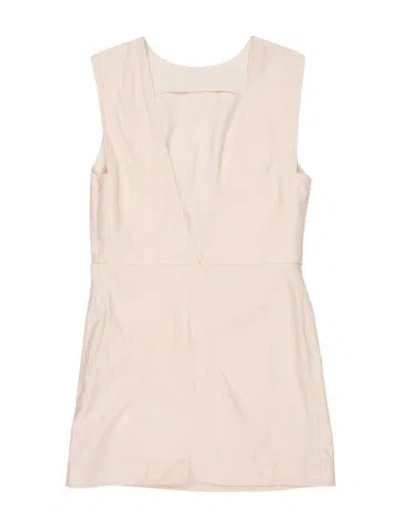 Pre-owned Loulou Studio Strapless Mini Dress In Pink