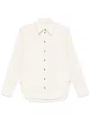 Loulou Studio Striped Shirt In White