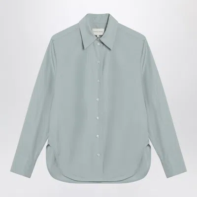 LOULOU STUDIO LOULOU STUDIO GRAY FOG SHIRT IN COTTON