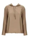 Loulou Studio Long-sleeved Hoodie In Beige