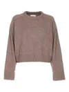 Loulou Studio Bruzzi Sweater In Brown