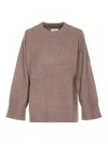 Loulou Studio Beige Safi Sweater In Brown