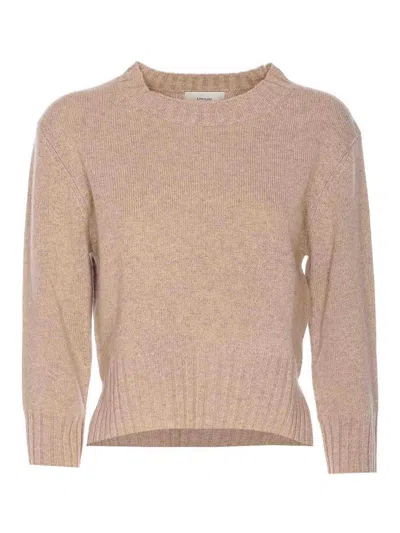 Loulou Studio Beige Melange Mora Sweater In Brown