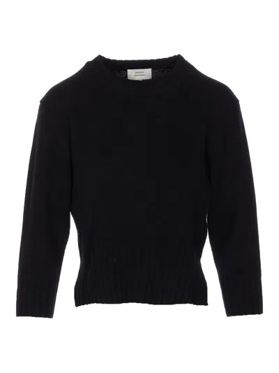Loulou Studio Mora Cropped Sweater In Black