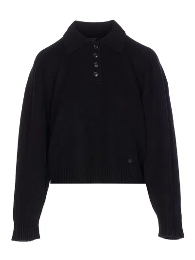 Loulou Studio Black Homere Sweater