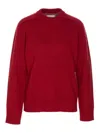 Loulou Studio Ribbed Crewneck Knitwear Long Sleeves In Red