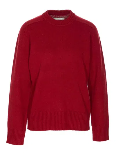 LOULOU STUDIO BURGUNDY BALTRA SWEATER