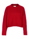 Loulou Studio Bruzzi Sweater In Red