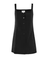Loulou Studio Suspender Dress In Black