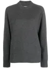 Loulou Studio Anthracite Grey Baltra Sweater In Gray