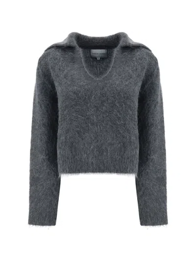 Loulou Studio Sweater In Grey